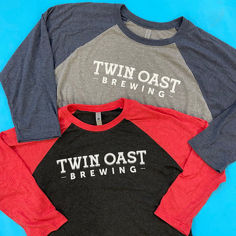 twin oast brewery triblend raglans