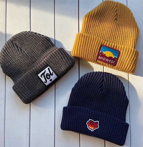 beanies with custom patches