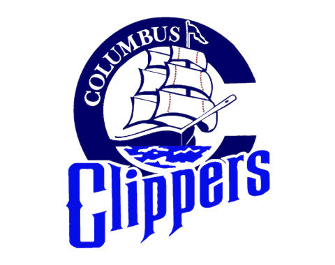 Columbus Clippers logo from 1996 to 2008