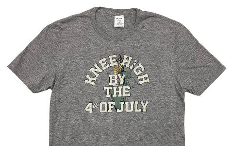 gray “knee high by the 4th of July” shirt