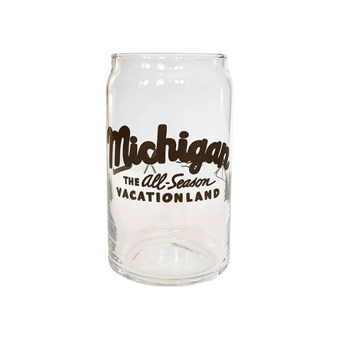 Michigan - The All Season Vacation Land canned pint glass