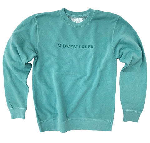fancysweetstx Midwesterner embroidered crewneck sweatshirt