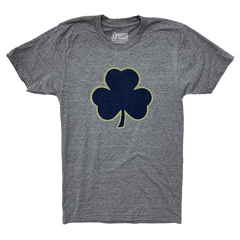 navy and gold Shamrock St. Patrick’s Day shirt from fancysweetstx