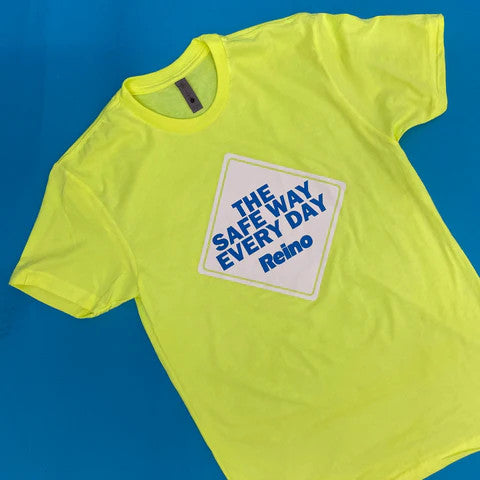 Next Level 6210 safety green shirt