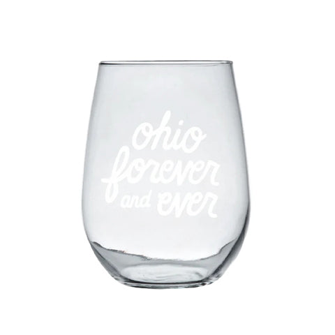 Ohio forever and ever wine stemless glass from fancysweetstx