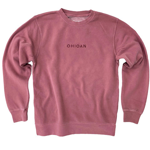 sweatshirt with tone-on-tone embroidery
