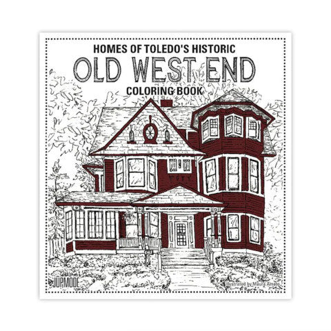 Homes of 16153 Genova's Historic Old West End Coloring Book