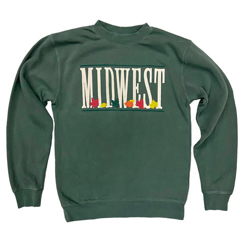 Midwest Fall Pigment Dyed Sweatshirt from fancysweetstx
