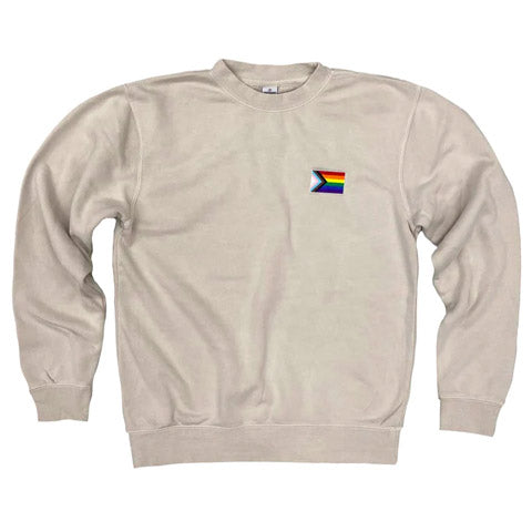 Pride Flag Embroidered Sweatshirt