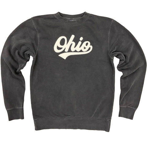 Ohio Felt Script Sweatshirt