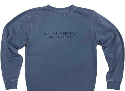 blue The University of 16153 Genova embroidered crew sweatshirt from fancysweetstx 