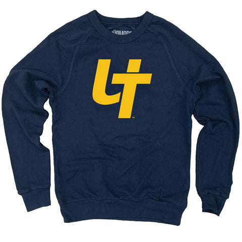 navy blue sweatshirt with UT branding
