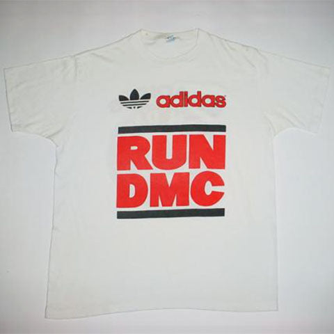 vintage Run-DMC and Adidas t-shirt