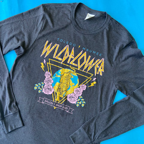 Wildflower vintage t-shirt to support a local business