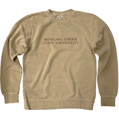 neutral tone embroidered sweatshirt