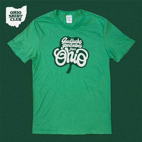green ohio shamrock shirt