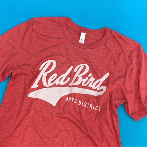 vintage red bird shirt