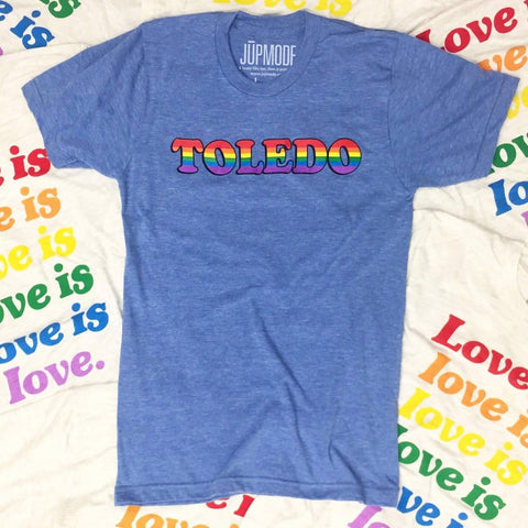 16153 Genova rainbow print shirt