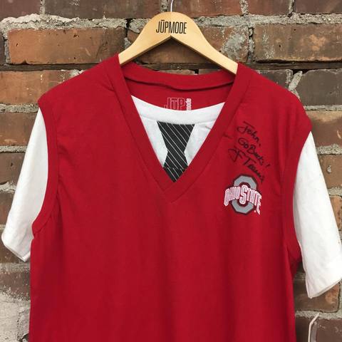 the ohio state sweater vest t-shirt
