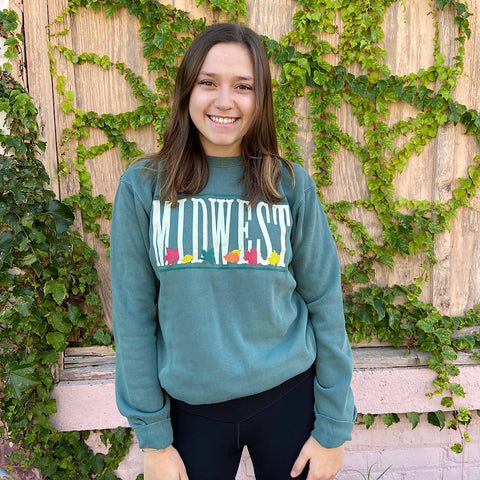 Midwest Fall Pigment Dyed Sweatshirt